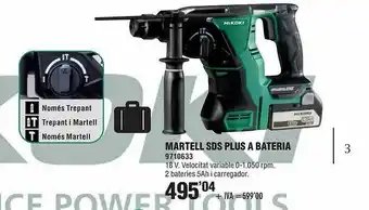 Optimus Martell sds plus a bateria oferta