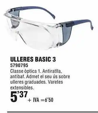 Optimus Ulleres basic 3 oferta
