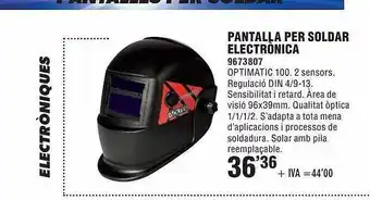 Optimus Pantalla per soldar electrònica oferta