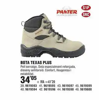 Optimus Bota texas plus panter oferta