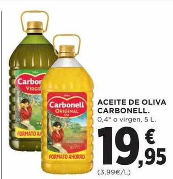 Hipercor Aceite de oliva carbonell oferta