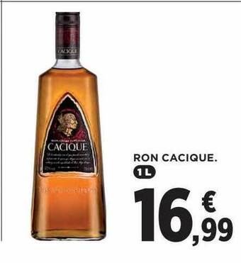 Hipercor Ron cacique oferta