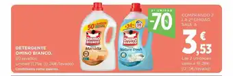 Hipercor 2a unidad -70% detergente omino bianco oferta