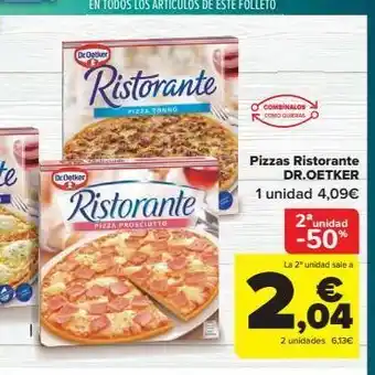 Carrefour Pizzas ristorante oferta