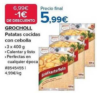 Costco Grocholl patatas cocidas con cebolla oferta
