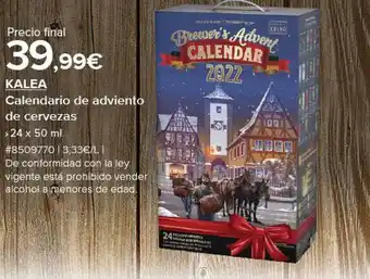 Costco Kalea calendario de adviento de cervezas oferta