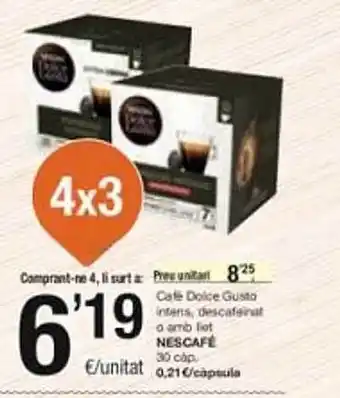 SPAR Café dolce gusto nescafé oferta
