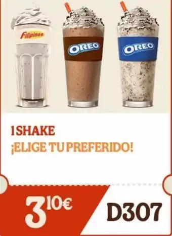 Burger King Filipinos oreo oreo ishake ¡elige tu preferido! 310€ d307 oferta