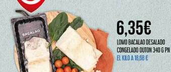 Claudio Lomo bacalao desalado congelado outon oferta