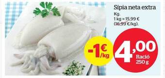 La Sirena Sípia neta extra oferta