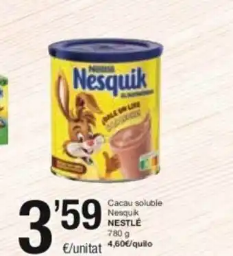 SPAR Fragadis Cacau soluble nesquik nestlé oferta