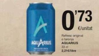 SPAR Fragadis Refresc original o taronja aquarius oferta