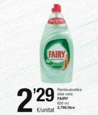 SPAR Fragadis Rentavaixelles aloe vera fairy oferta
