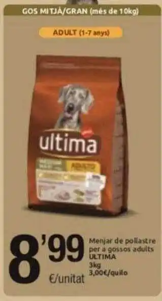 SPAR Fragadis Menjar de pollastre per a gossos adults ultima oferta