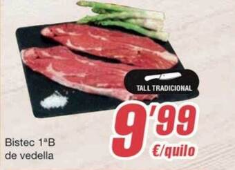 SPAR Fragadis Bistec 1a b de vedella oferta