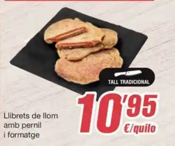 SPAR Fragadis Llibrets de llom amb pernil i formatge oferta