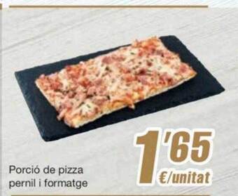 SPAR Fragadis Porció de pizza pernil i formatge oferta