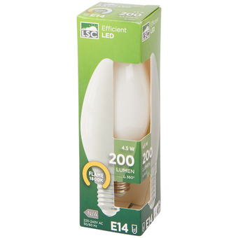 Action Bombilla led de filamento lsc vela oferta