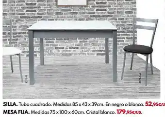 BricoCentro Silla mesa fija oferta