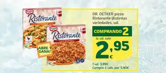 HiperDino Dr oetker pizza ristorante distintas variedades oferta