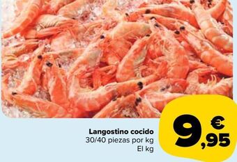 Carrefour Market Langostino cocido 30/40 piezas por kg oferta