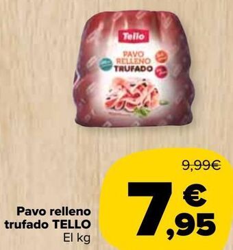 Carrefour Market Pavo relleno trufado tello oferta