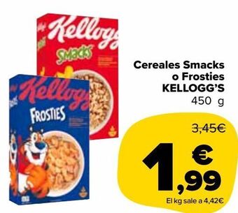 Carrefour Market Cereales smacks o frosties kellogg's oferta