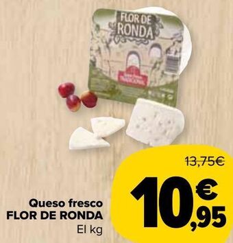 Carrefour Market Queso fresco flor de ronda oferta
