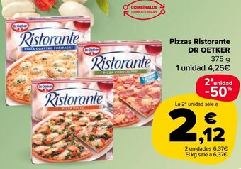 Carrefour Market Pizzas ristorante dr oetker oferta