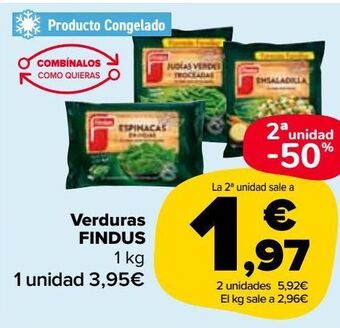 Carrefour Market Verduras findus oferta
