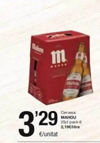 SPAR Cervesa mahou oferta