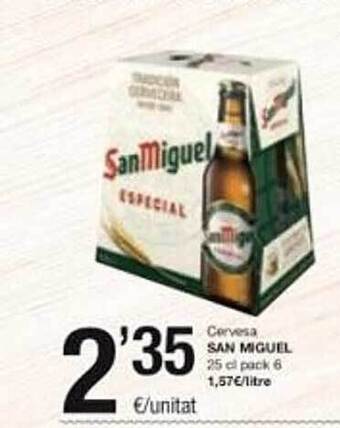 SPAR Cervesa san miguel oferta