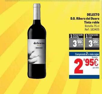 Makro Delecto d.o. ribera del duero tinto roble oferta
