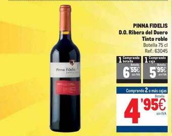 Makro Pinna fidelis d.o. ribera del duero tinto roble oferta