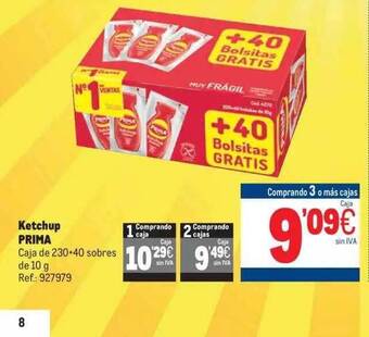 Makro Ketchup prima oferta