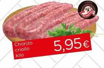 Proxi Chorizo criollo oferta