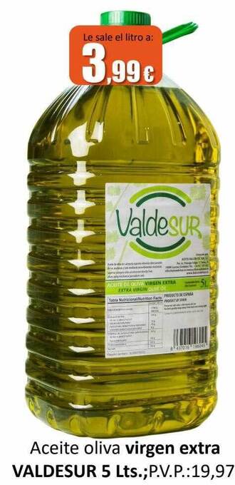 Super Alcoop Aceite oliva virgen extra valdesur oferta