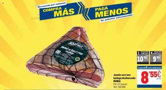 Makro Jamón serrano bodega deshuesado rubia oferta