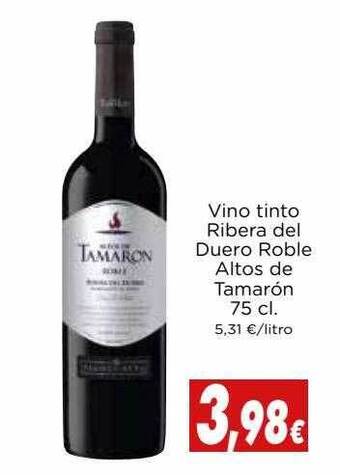 Proxi Vino tinto ribera del duero roble altos de tamarón oferta