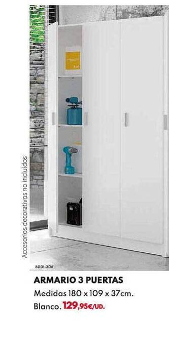 BricoCentro Armario 3 puertas oferta