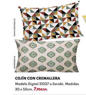 BricoCentro Cojín con cremallera oferta