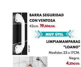 BricoCentro Barra seguridad con ventosa limpiamamparas oferta