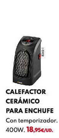 BricoCentro Calefactor cerámico para enchufe oferta