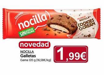 Hiper Usera Nocilla galletas oferta