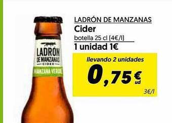 Hiper Usera Ladrón de manzanas cider oferta