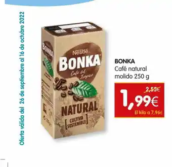 Dicost Bonka café natural molido oferta