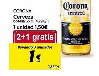 Hiper Usera Corona cerveza oferta