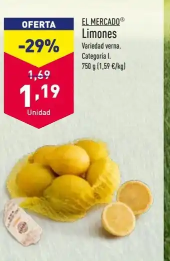 ALDI El Mercado Limones oferta