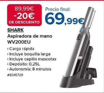 Costco Shark aspiradora de mano wv200eu oferta