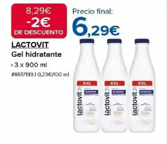 Costco Lactovit gel hidratante oferta
